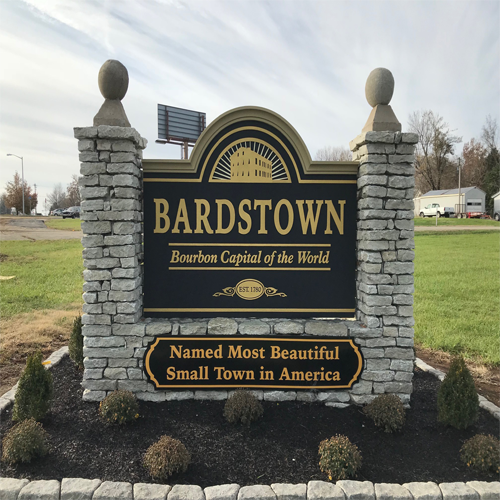 Bardstown Kentucky Sign